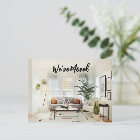 Wohnzimmer Wir haben die Postkarte verschoben (Stehend Vorderseite)