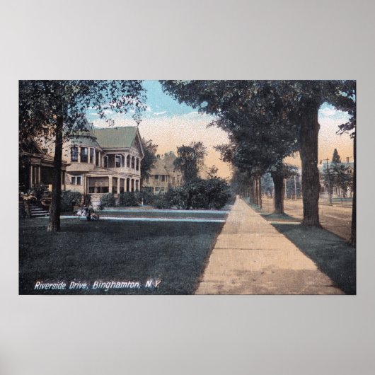 Wohnzunge am Riverside Drive Poster (Vorne)