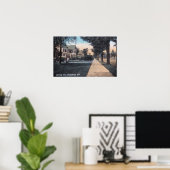 Wohnzunge am Riverside Drive Poster (Heimbüro)