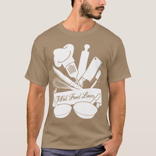 Wok-Essen Freund T-Shirt (Vorderseite)