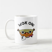 Wok on Funny Chinese Cooking Pub Kaffeetasse (Links)