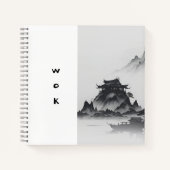 Wok-Rezepte-Notebook Notizblock (Vorderseite)