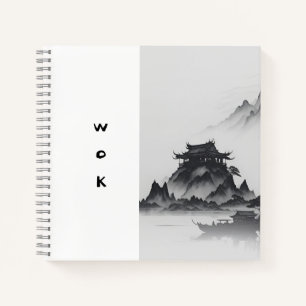 Wok-Rezepte-Notebook Notizblock
