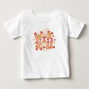 Wok & Roll Dim Sum Asiatische Küche Vintage Retro Baby T-shirt