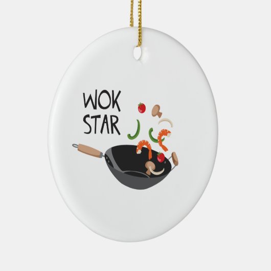 Wok Star Keramik Ornament (Rechts)