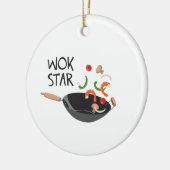 Wok Star Keramik Ornament (Links)