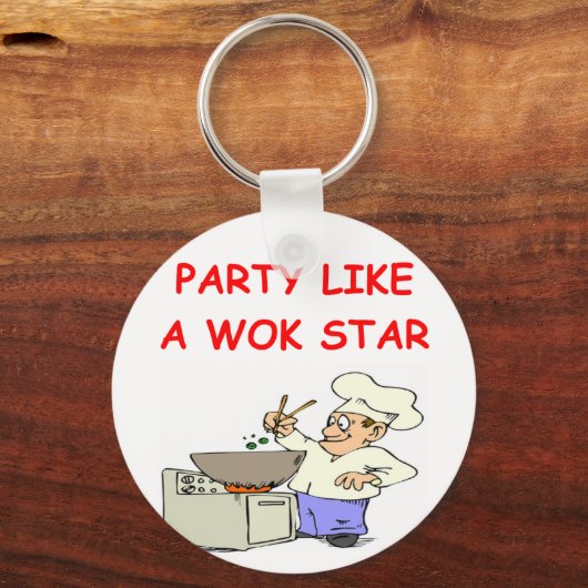 Wok Star Schlüsselanhänger (Vorderseite)