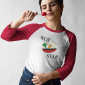Wok Star Veggie Koch Funny T-Shirt