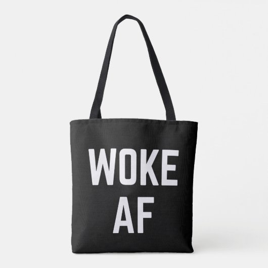 Woke AF Tasche (Rückseite)