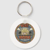 Woke ain't Broke Keychain Schlüsselanhänger (Rückseite)