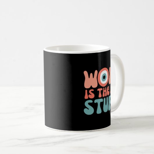 Woke Is The New Stud Funny Anti Woke Conservative  Kaffeetasse (VorderseiteRechts)