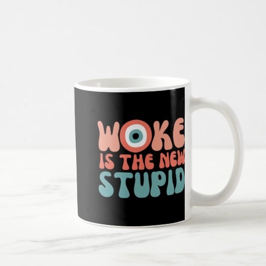Woke Is The New Stud Funny Anti Woke Conservative Kaffeetasse (Rechts)