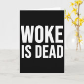 Woke ist tot karte (Gelbe Blume)