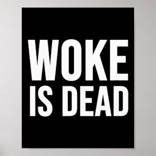 Woke ist tot poster