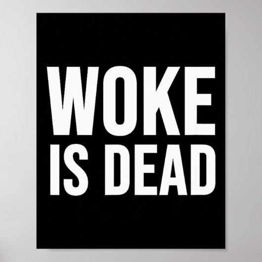 Woke ist tot poster (Vorne)