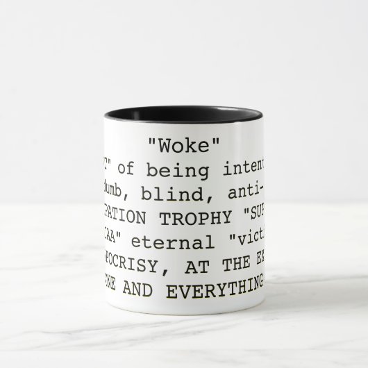 "Woke" Tasse (Zentrum)