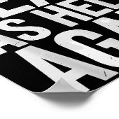 Woke Up Y As Hell Again Motivational Quote  Poster (Ecke)