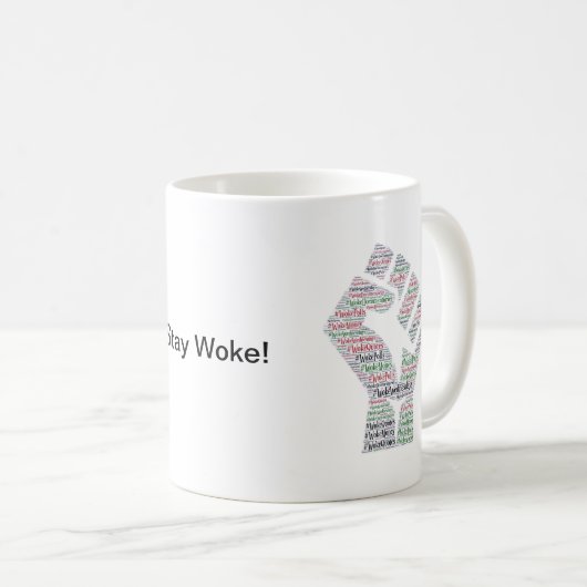 #WokeWednesdays Kaffeetasse (VorderseiteRechts)