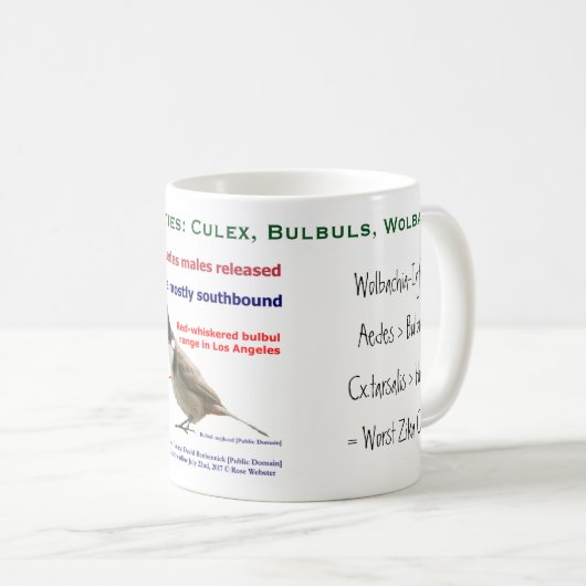 Wolbachia Culex Bulbuls Tasse von RoseWrites (VorderseiteRechts)