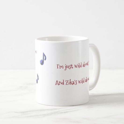 Wolbachia u. die Bakterium-Tasse durch RoseWrites Kaffeetasse (VorderseiteRechts)