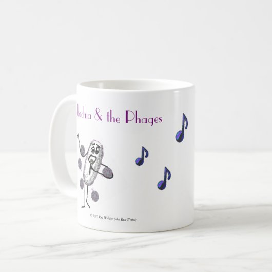 Wolbachia u. die Bakterium-Tasse durch RoseWrites Kaffeetasse (Vorderseite Links)