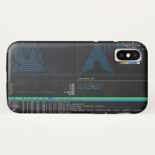 Wölben Sie Linux auf RPi/tmux/htop/parrot iPhone Case-Mate iPhone Hülle