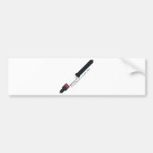 Wölben Sie sich oben, es wird eine holperige Fahrt Autoaufkleber (Vorne)