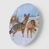 Wölbmauer-Uhr Große Wanduhr (Winkel)