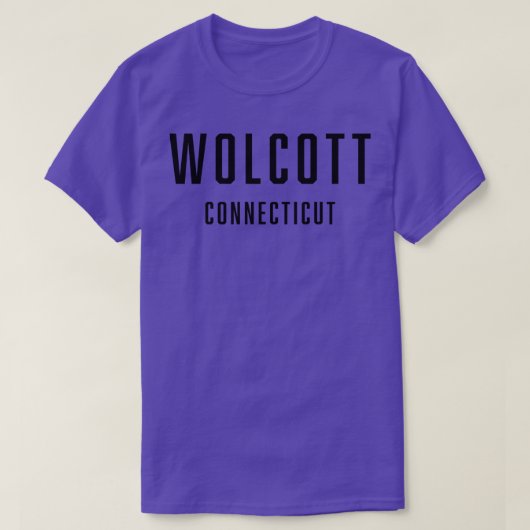 Wolcott Connecticut TShirt (Design vorne)