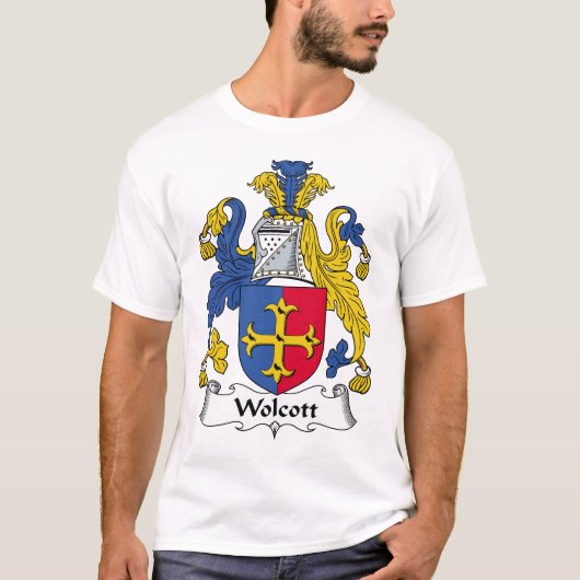 Wolcott Familienwappen T-Shirt (Vorderseite)