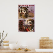 Wolcotts sofortiger Schmerzvernichter Poster (Küche)