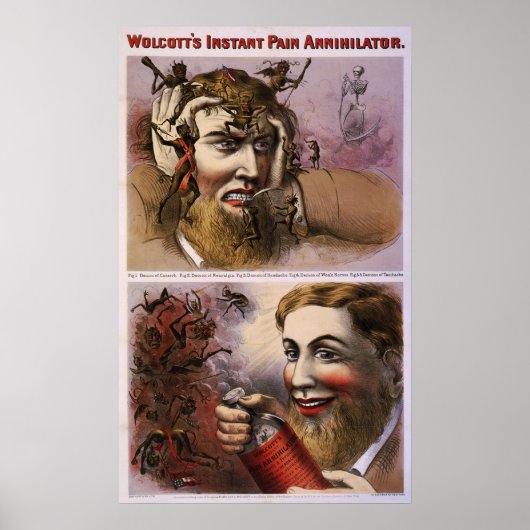 Wolcotts sofortiger Schmerzvernichter Poster (Vorne)