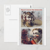 Wolcotts sofortiger Schmerzvernichter Postkarte (Vorne/Hinten)