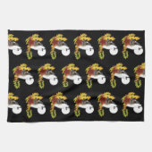 Wold Howling Moon Geschirrtuch (Horizontal)