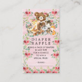 Wöldland Friends Girls Diaper Raffle Ticket Begleitkarte (Vorderseite)