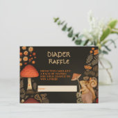 Wöldland-Tier-verzauberter Windelwirbel Begleitkarte (Stehend Vorderseite)