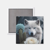 Wolf10: Magnet (Vorderseite/Rückseite)