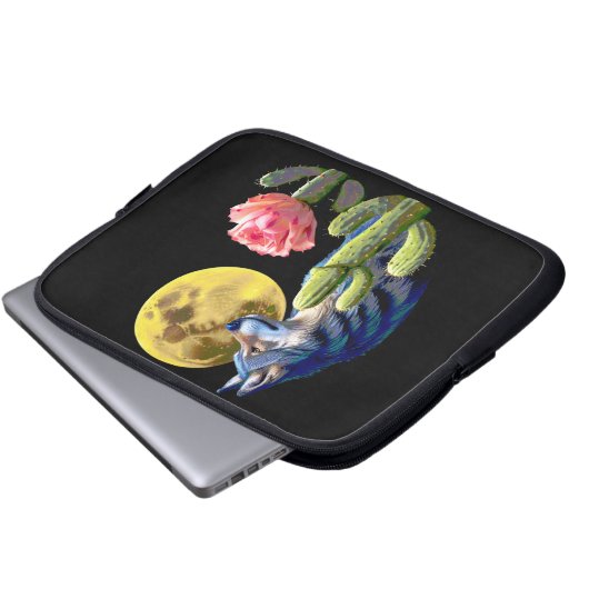 Wolf11: Elektronik-Bag Laptopschutzhülle (Vorne Knopf)