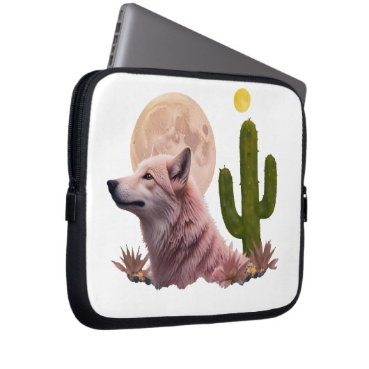 Wolf12: Laptopschutzhülle (Vorne Rechts)