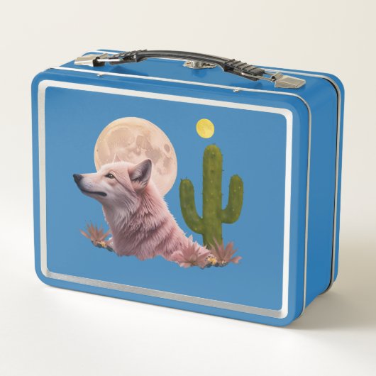 Wolf12: Metall Brotdose (Rückseite)