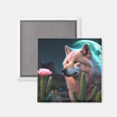 Wolf13: Magnet (Vorderseite/Rückseite)