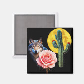 Wolf14: Magnet (Vorderseite/Rückseite)