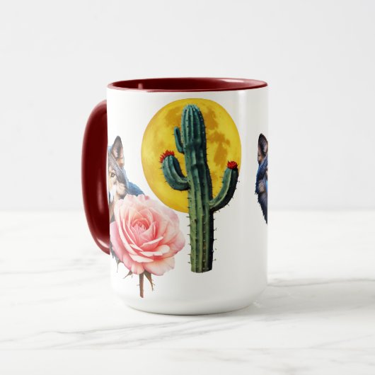 Wolf14: Tasse (Vorderseite Links)