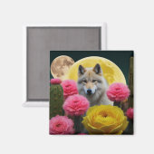 Wolf15: Magnet (Vorderseite/Rückseite)