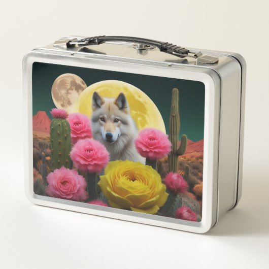 Wolf15: Metall Brotdose (Rückseite)