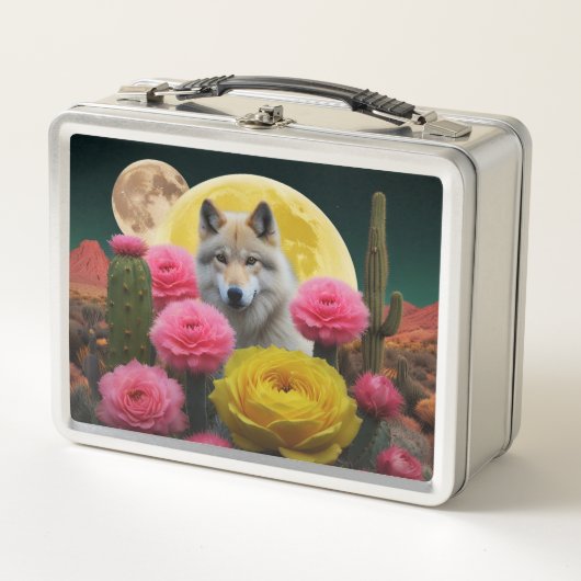 Wolf15: Metall Brotdose (Vorderseite)