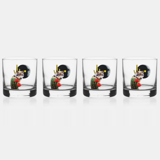 Wolf16: Whiskyglas (Vorderseite)