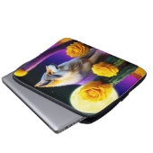 Wolf17: Laptopschutzhülle (Vorne Knopf)