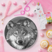 Wolf20151102 Pappteller (Party)