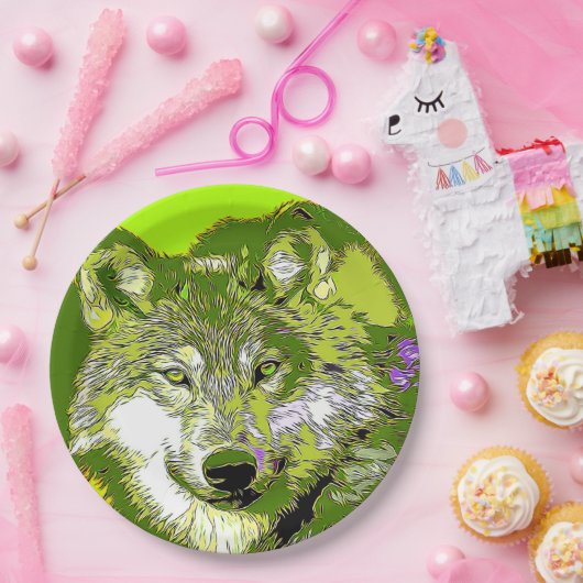 Wolf20151118 Pappteller (Party)